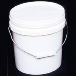 2 Gallon Plastic Pail (No Lid)